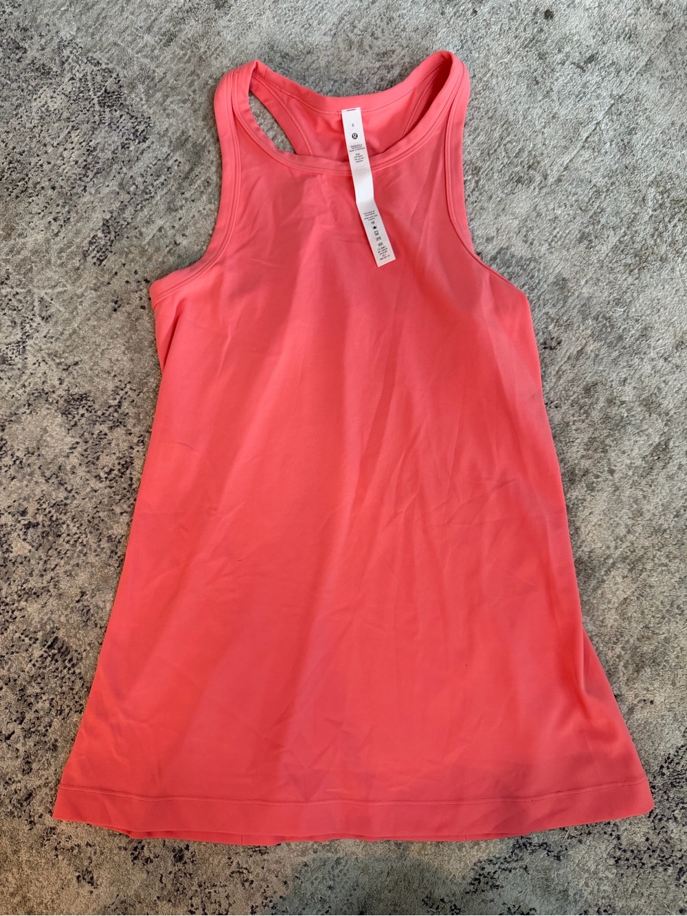 lululemon athletica Coral Pink Racerback Tank